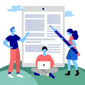 group-checking-giant-check-list-background